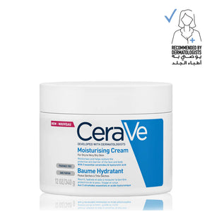 CeraVe Moisturizing Cream | 12oz (340g) & 16oz (454g) | Rich Hydration for Dry Skin - Cosmoart
