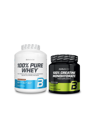 BioTechUSA Whey & Creatine Performance Set | Protein + Creatine