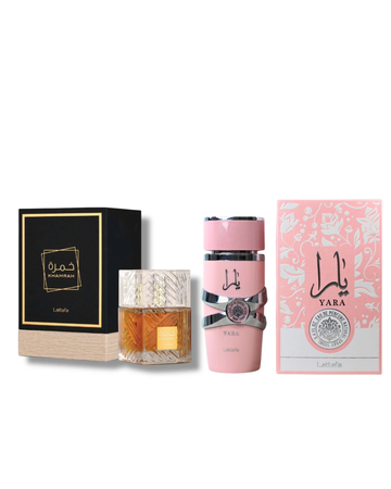Lattafa Khamrah & Yara Perfume Set | 2-Piece Fragrance Duo